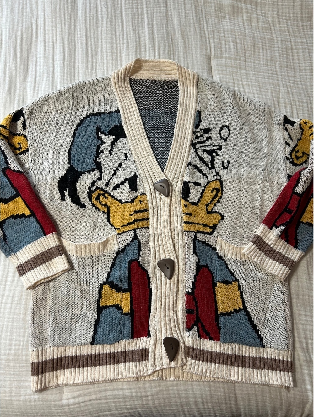 Disney Donald Duck Cardigan Sweater